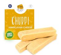 RF-Deer Friandises Naturelles à Mâcher de l'Himalaya pour Chien très Savoureuses, Os a Macher au Fromage de Yak, 100% Naturel Soin & hygiène Dentaire, Baton a Macher, Taille M, Lot de 3, 60-79g