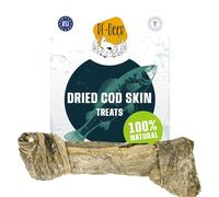 RF - Deer Jouet à mâcher pour Chiens Poisson Peau de morue pour Chien L - 10 pièces - Os pour Un Soin Dentaire Naturel Friandises pour Chiens Naturelles Jouet Chiots Adultes Snack croustillant