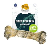 RF - Deer Jouet à mâcher pour Chiens Poisson Peau de morue pour Chien L - 10 pièces - Os pour Un Soin Dentaire Naturel Friandises pour Chiens Naturelles Jouet Chiots Adultes Snack croustillant