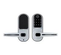 RF-S829 Keyless Entry Smart Lock with Fingerprint, App Control & 5 Unlock Methods - Aluminum Alloy Electronic Deadbolt for Front Door Security（argent） G