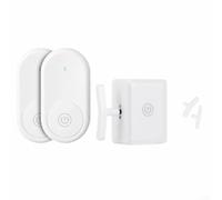 RF Télécommande Bouton poussoir Robot pour domotique - Ouvre-interrupteur sans fil avec portée de 10 à 30 m, boîtier ABS, blanc (2)