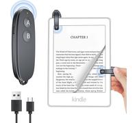 RF Télécommande Liseuse Kobo,Kindle,Tourne Page Liseuse for Android Tablets,Tourneur Page Liseuse pour Lire des Romans et Prendre des Photos (Noir)(Q805)