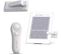 RF Télécommande Liseuse Kobo,Kindle,Tourne Page Liseuse for iPad iPhone Android Tablets,Tourneur Page Liseuse pour Lire Blanc