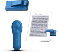 RF Télécommande Liseuse Kobo,Kindle,Tourne Page Liseuse for iPad iPhone Android Tablets,Tourneur Page Liseuse pour Lire des Romans et Prendre des Photos(Bleu)(Q98)