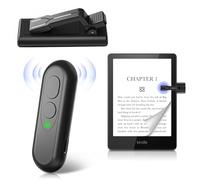 RF Télécommande Tourne Pages pour Kindle Paperwhite Oasis Kobo eReaders, Tourne Page Liseuse de iPad Phone Tablets Reading Novels, Liseuse de Photos et Vidéos(Noir)