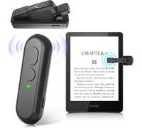 RF Télécommande Tourne Pages pour Kindle Paperwhite Oasis Kobo eReaders, Tourne Page Liseuse de iPad Phone Tablets Reading Novels, Liseuse de Photos et Vidéos(Noir)