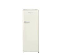 FrigeluX Réfrigérateur Armoire Retro Vintage Crème 218L RF218RCD