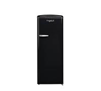 FrigeluX Réfrigérateur Armoire Retro Vintage Noir 218L RF218RND