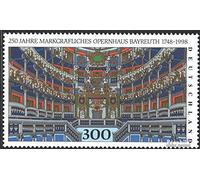 RFA (FR.Allemagne) 1983 (complète.Edition.) Neuf avec Gomme Originale ** MNH 1998 250 Années opéra bayreuth (Timbres pour Les collectionneurs) Musique/Danse