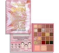 Rfcbc-Bellapierre Satin Rose Face & Eye Book Palette 25 Ombres À Paupières Avec Blush, Bronzer Et Highlighter Non-Toxique & Sans Parabène Vegan & Cruelty-Free