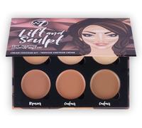 Rfcbc-W7 Kit Crème Contour Lift & Sculpt - Palette De Maquillage Pour Dissimuler, Mettre En Valeur Et Dessiner Les Contours - Instructions Étape Par Étape Incluses
