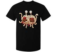 RFD6Uww23 Flying Spaghetti Monster Colorful Art Men's (Woman's Available) T Shirt Black 3XL