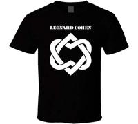 RFD6Uww23 Leonard Cohen 2 Men T-Shirt Black Black M