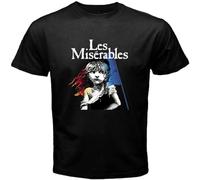 RFD6Uww23 Les Miserables Broadway Men's Black T-Shirt Black XXL
