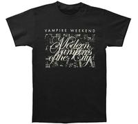 RFD6Uww23 OOP Vampire Weekend Men's Cityscape Slim Fit T-Shirt Black 3XL