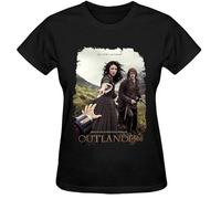 RFD6Uww23 Outlander TV Season 2 The Story Continues T Shirt Black S