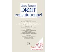 RFDC 2012, n° 89: Varia