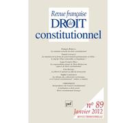 RFDC 2012, n° 89 Varia - Collectif - Puf - broché - Revue