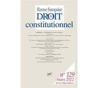 RFDC 2022, n° 129 - Collectif - Puf - broché - Revue