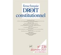 RFDC 2023, n° 136 Varia - Collectif - Puf - broché - Revue