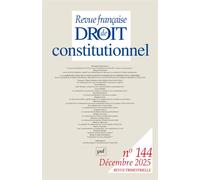 Rfdc 2025, n.144 - Collectif - Puf - broché - Revue