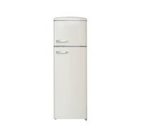 FrigeluX Réfrigérateur Retro Vintage Crème 2 portes RFDP246RCD 245L