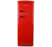 Frigelux Réfrigérateur RFDP246RRA++ rétro vintage 2 portes rouge 245 L