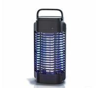 RFDRR Tueur électrique de Moustique de 18W, Zapper imperméable d'insecte d'intérieur et extérieur, piège à Mouches avec la lumière UV for la Maison de Jardin de Patio(Black,US(18W))