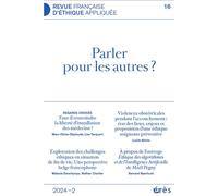 RFEA n°16 : Parler pour les autres ? 2025 - Collectif - Eres - broché - Revue