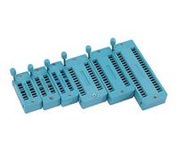 Rfeeuubft 6 pièces universelles 14/16/18/24/28/40 broches IC test universel ZIF socket décoration maison chaude