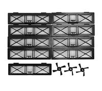 Rfeeuubft 9 filtres Hepa 3 x latéraux pour Botvac D3 D4 D5 D6 D7 D70 D75 D80 D85 Connected Botvac 75E 80 85 brosses filtres pièces