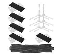 Rfeeuubft Pièces de rechange Brosse à rouleaux Brosse latérale Filtre HEPA Compatible avec les accessoires d'aspirateur robot Q11
