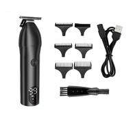 Rfeeuubft Tondeuse de Poils pour le Corps pour, Rechargeable par USB, avec Écran Intelligent et Lame en Céramique, Idéale pour Soigner les Poils de la Poitrine, Du Dos et de L'Aine.