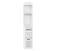 RFEGJVII Armoire de salle de bain, petite armoire de rangement pour salle de bain, au-dessus des toilettes, meuble de rangement pour salle de bain mince, armoire de salle de bain étroite avec
