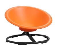 RFEGJVII Chaise rotative pour Enfants, Chaise pivotante sensorielle Enfants autistes avec Rotation à 360 ° et Base antidérapante, Jeu en intérieur, Cadeau Orange