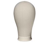 RFEGJVII Tête de Mannequin en Toile liège, tête Perruque d'entraînement, 21/22/23 Pouces, matériau Mousse, Support pour l'affichage Salon, la Peinture DIY et création 22 Pouces