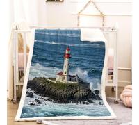RFFLUX 3D Phare Couverture 150x200 cm Douce et Chaude（Style 231-8）