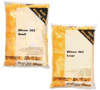 RFGVC-Howard Leight Sachet de Bouchons d'Oreille à Usage Unique Bilsom 303L, Taille L, SNR 33 dB, Forme Cylindre, Jaune et Blanc, Utilisation en Construction, 1006186 (200 Paires)