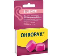 RFGVC-Silence - Lot de 6 bouchons d'oreille roses en silicone malléable - Testé dermatologiquement - Convient à toutes les oreilles - Indice d'isolation acoustique SNR 23 dB - Pour dormir, étudier