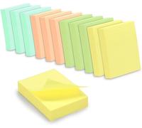Rfgvc-Waytex 1200 Notes Autocollantes Repositionnables Couleurs Pastel 12 Blocs De 100 Feuilles 3,75 X 5 Cm Sens Vertical