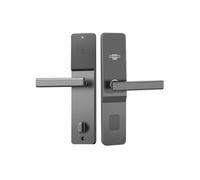 RFID Card Hotel Lock Management System/Inductive Electronic Lock+Card (2063-Right Pull-Black)