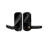 RFID Card Hotel Lock Management System/Metal Electronic Induction Lock+Card (S210BL-BLACK)