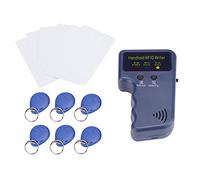 RFID Reader Writer, 125KHz 5W Clé de Poche Key Reader Reader Duplicator Copier ID Reader Reader Writer Programmer with 6 Keychain/6 Card