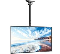 Rfiver Support de plafond pivotant et réglable pour téléviseurs de 32 à 65", rotation à 360°, supporte jusqu'à 40 kg, VESA max 400 x 400 mm