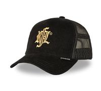 RFL Rock'nFreeLife Casquette Trucker en Velours avec Filet Logo brodé Black Hole Sun, Noir Taille TU