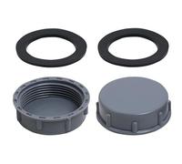 rflaueo Lot de 2 bouchons d'obturation pour évier de cuisine de 45 mm - Capuchons d'obturation de rechange pour machine à laver et plomberie - Filetage femelle - Bouchon d'obturation pour siphon et