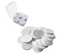 rflaueo Lot de 50 étiquettes NFC vierges rondes de 25 mm - Étanche - Transfert de données rapide - Pour iOS NFC - Cartes rondes vierges compatibles avec iPhone et tous les autres appareils compatibles