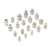 RFN01 Kit d'outils de test RF 20 en 1 multifonction Adaptador SMA-J SMA-K Plusieurs types N vers SMA BNC vers SMA TNC vers SMA RF Connecteurs Adaptateur Combinaison