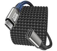 RFNAYK Câble USB C vers USB C 1m, 20Gbps USB 3.2 Gen2×2 Rallonge USB C, 4K@60Hz Câble de Charge Type C, 240W PD3.2 Câble de Données USB C Mâle vers Femelle pour MacBook Pro, iPad Pro, iPhone 16/15