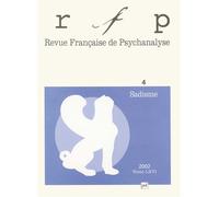 RFP 2002, t. 66, n° 4 Sadisme - Collectif - Puf - broché - Revue